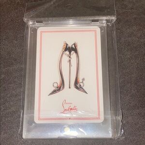 Christian Louboutin High Heel Art Cards 8 spade ♠️